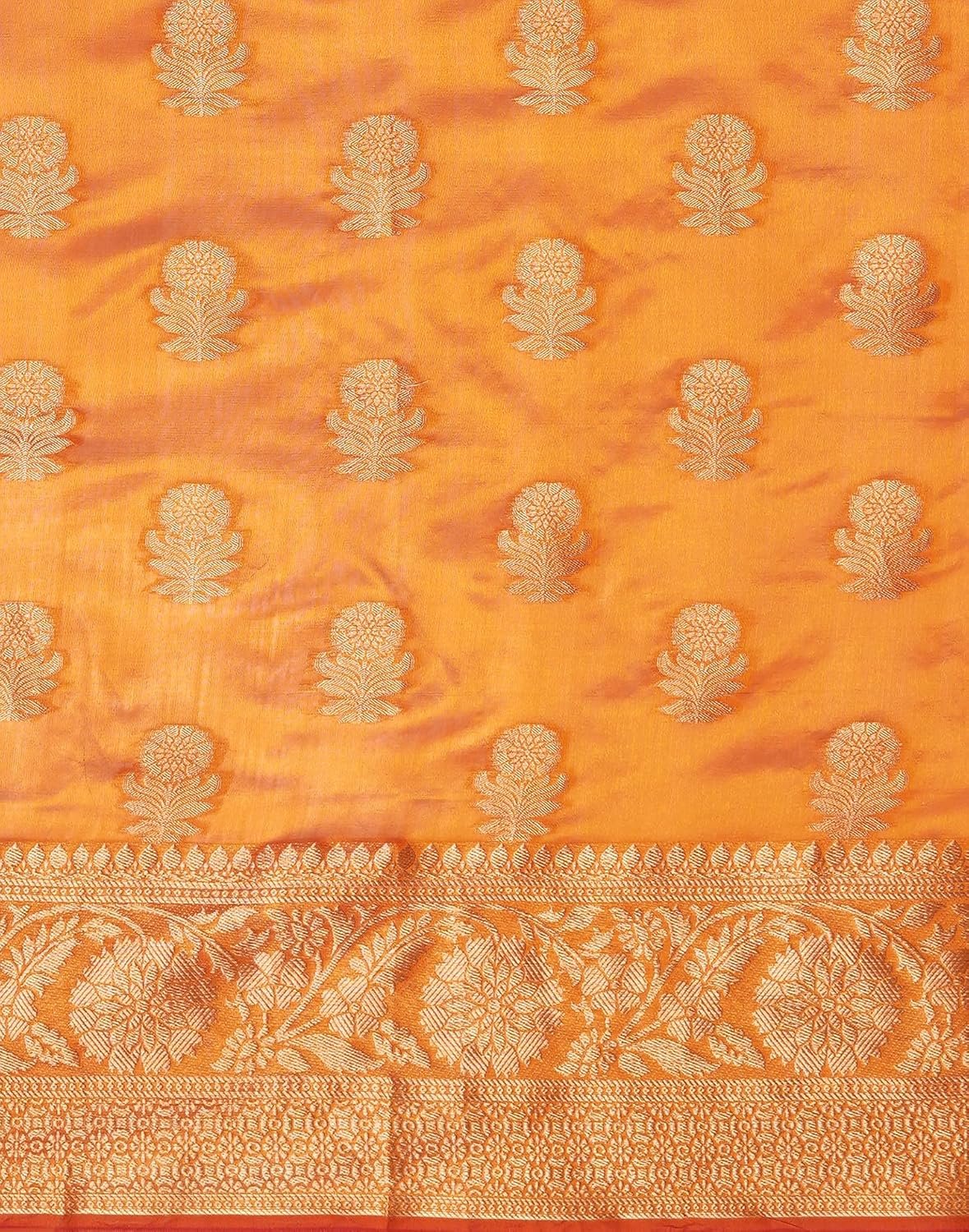 SIRIL Women's Banarasi Soft Silk Saree Pure Silk With Unstitched Blouse Piece - Image 5