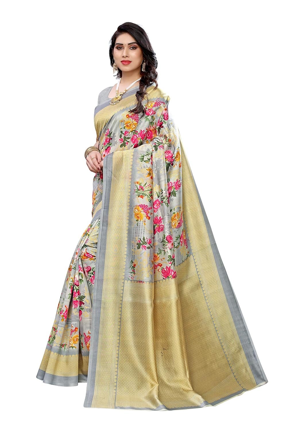 Yashika Women's Art Silk Saree - Image 2