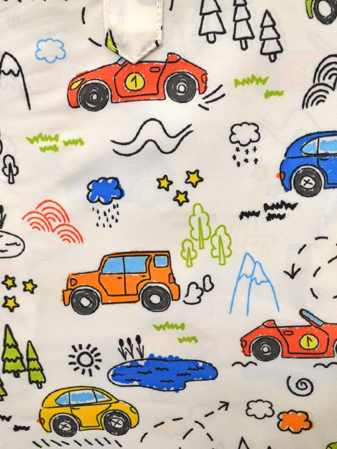 A.T.U.N. (ALL THINGS UBER NICE) Car Print Kurta & Dhoti Set - Image 3