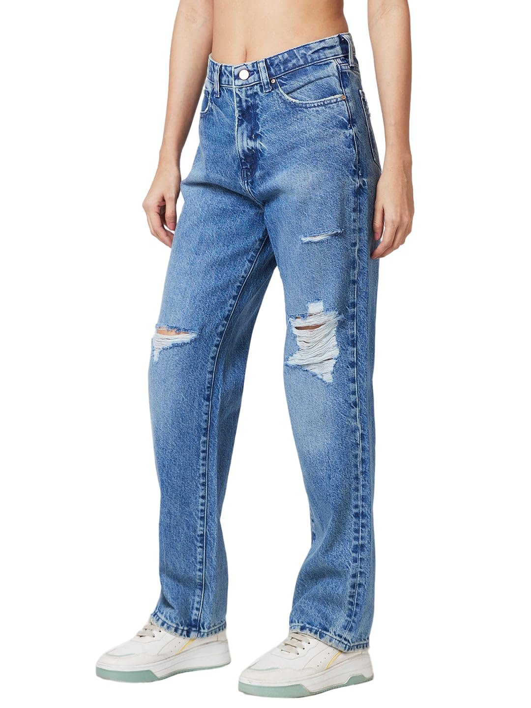 Spykar Women's High Rise Straight Jeans - Image 4