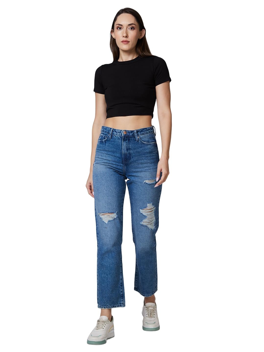 Spykar Women's High Rise Straight Jeans - Image 5
