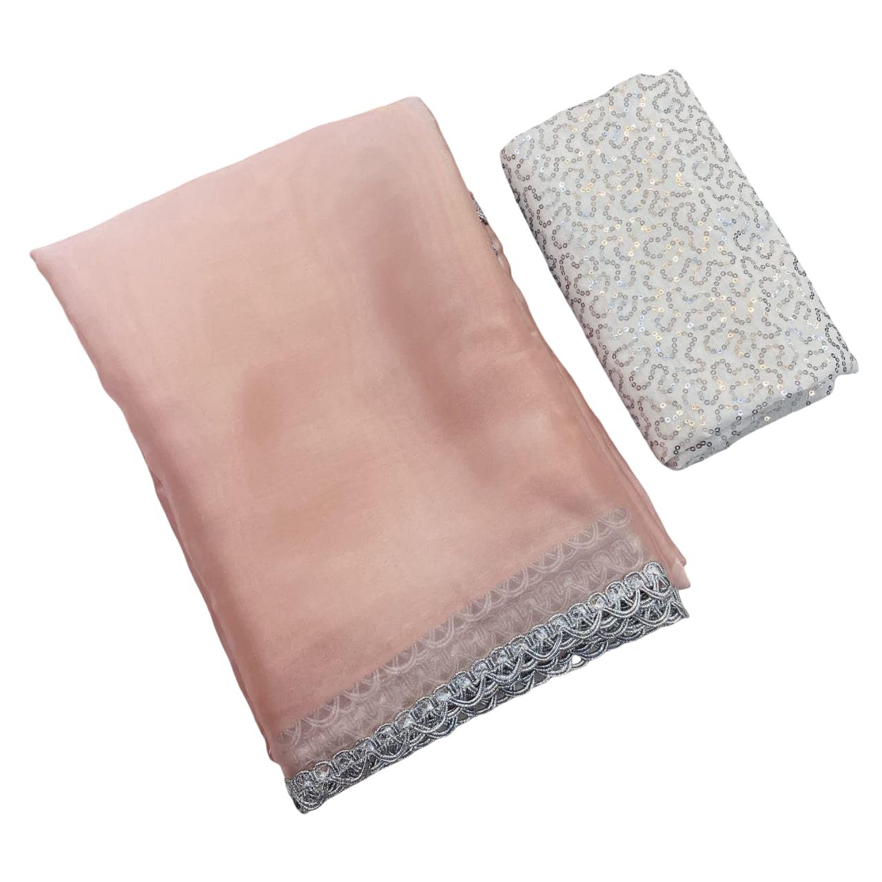 PAVTRARANG Party Function Saree, Pink, Elegant Style - Image 2