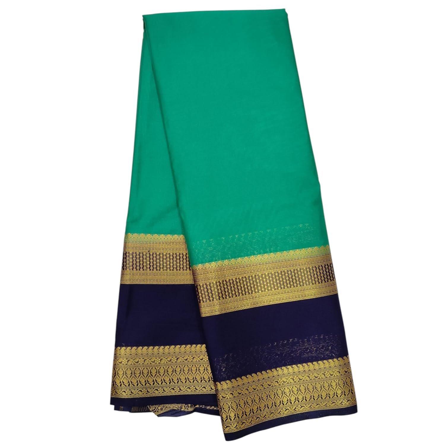 MYSORE SILK SAREES FANCY BENTEX BORDER - Image 2