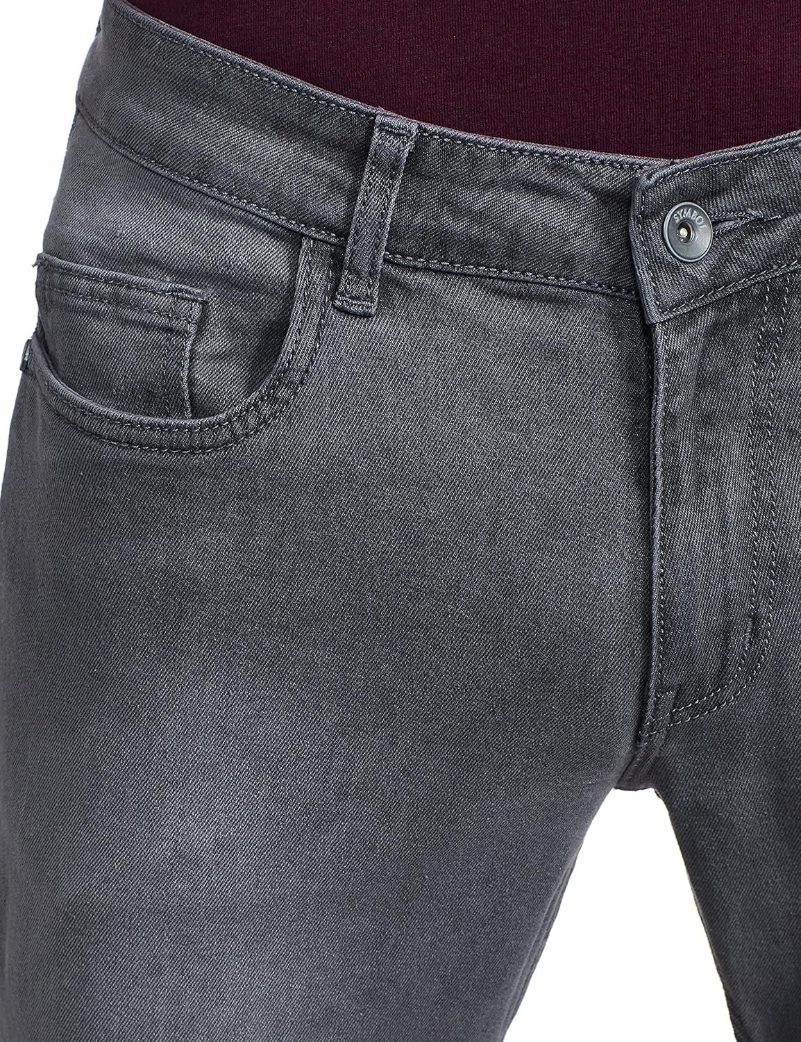 Amazon Brand - Symbol Men's Relaxed Cotton Lycra Stretchable Jeans - Image 4