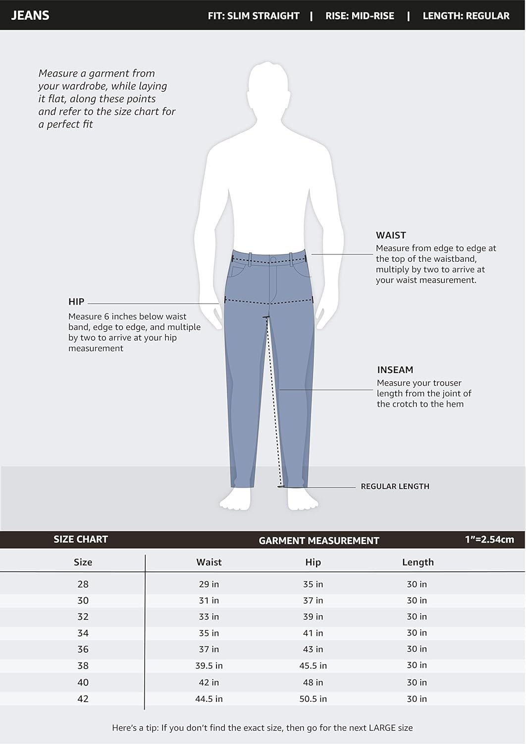 Amazon Brand - Symbol Men's Relaxed Cotton Lycra Stretchable Jeans - Image 6