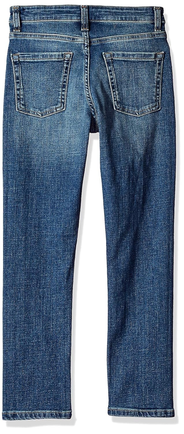 Amazon Essentials Boys' Stretch Slim-Fit Jeans, Medium Wash, 10 - Image 2