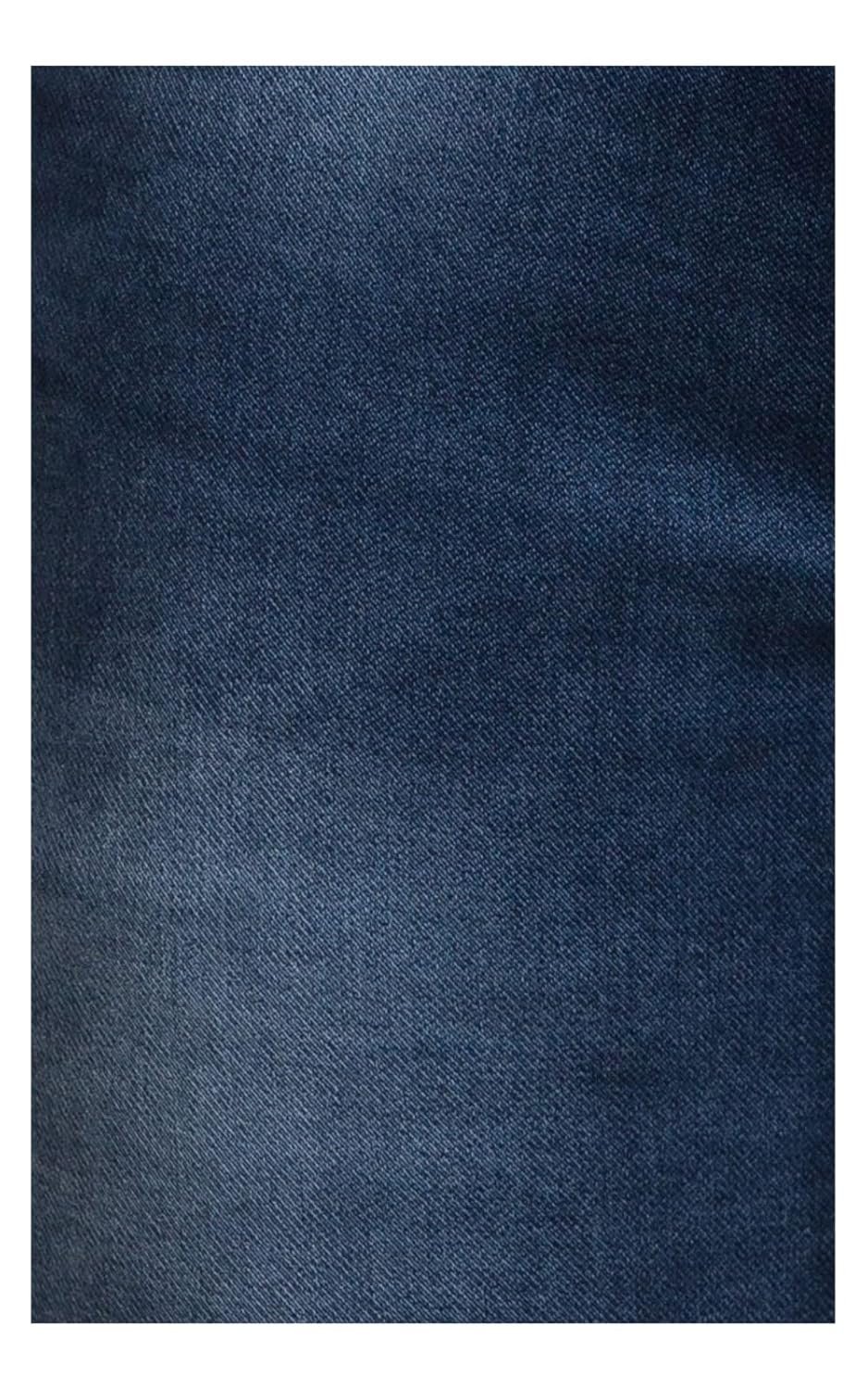 Parx Men's Fitted Cotton Jeans (XCYA01624B7_Blue) - Image 7