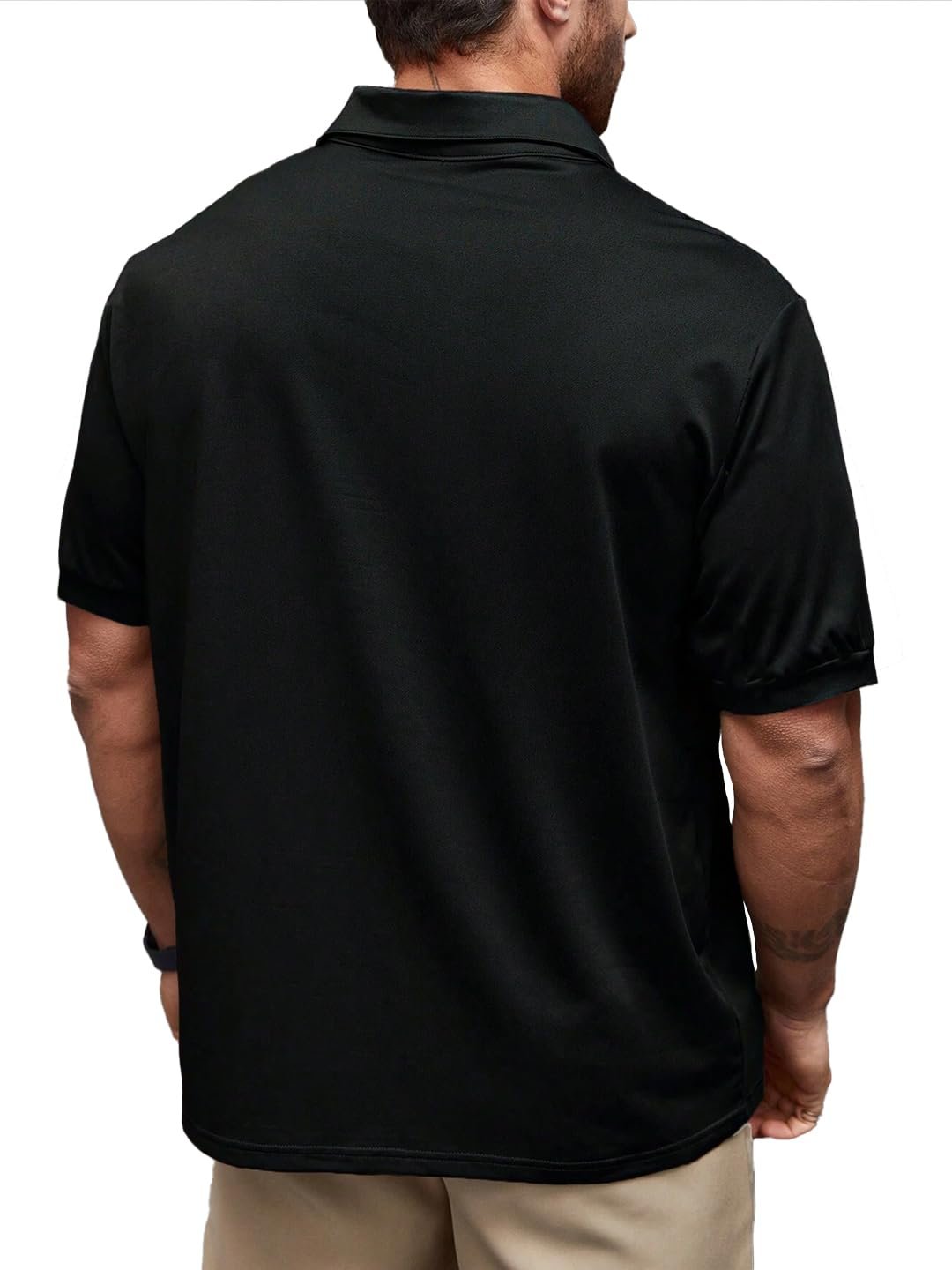 LEOTUDE Men Matty Stylish Regular Fit Polo T-Shirt - Image 2