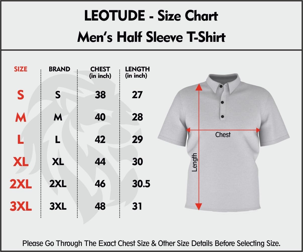 LEOTUDE Men Matty Stylish Regular Fit Polo T-Shirt - Image 5