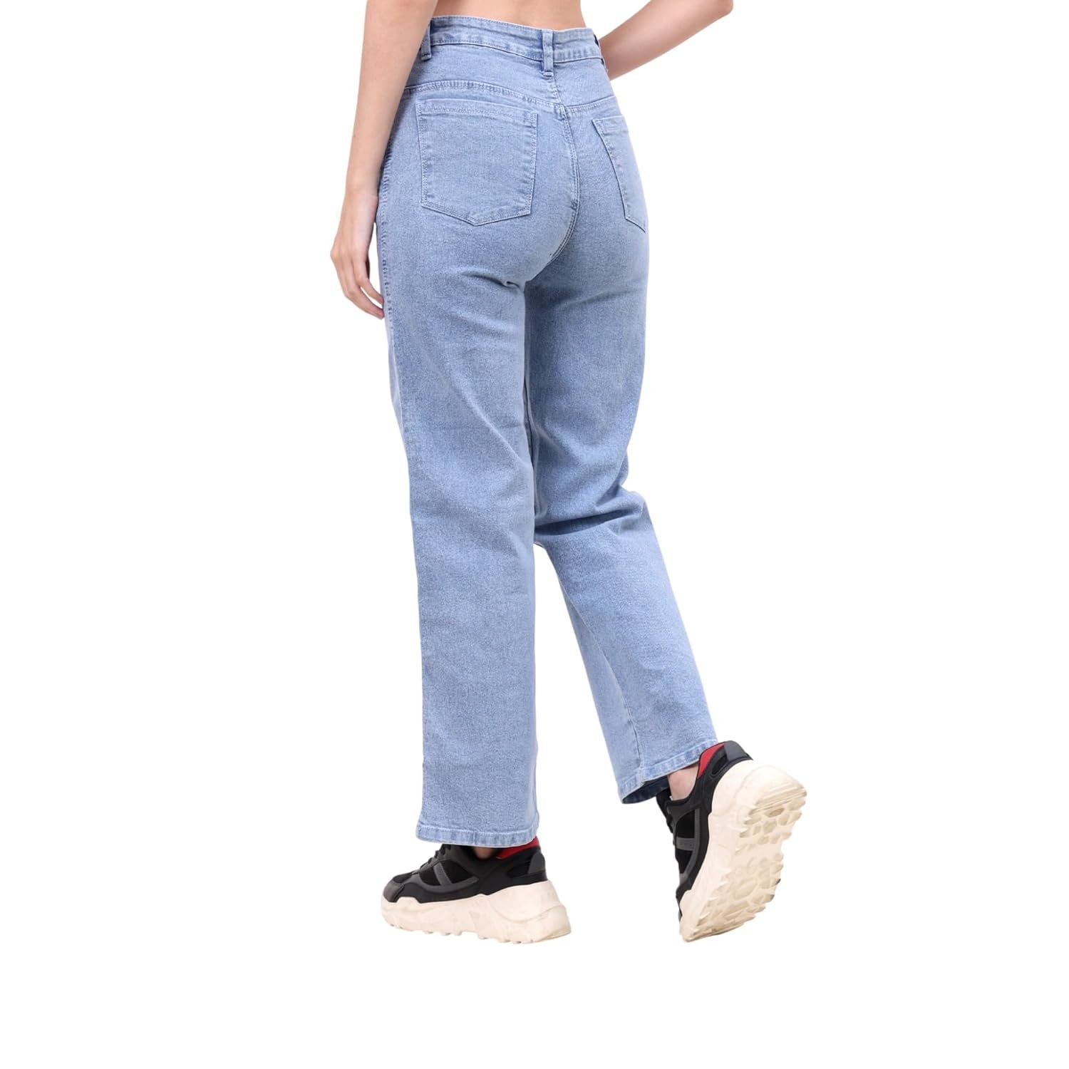 KRYPMAX Women's Straight Fit Ankle Length Jeans - Image 4