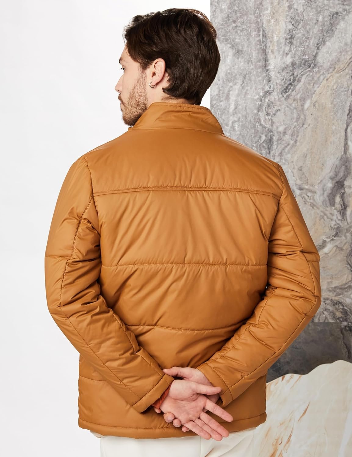 Amazon Brand - Symbol Men's 100% Polyester Regular Quilted Jacket - Image 2